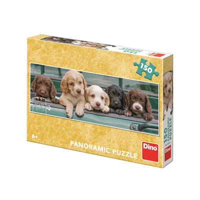 DINO ŠTĚŇÁTKA 150 panoramic Puzzle – hračka pro děti