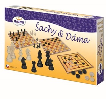DETOA Šachy s dámou – hračka pro děti