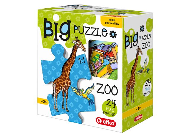 EFKO Puzzle BIG ZOO BABY – hračka pro děti