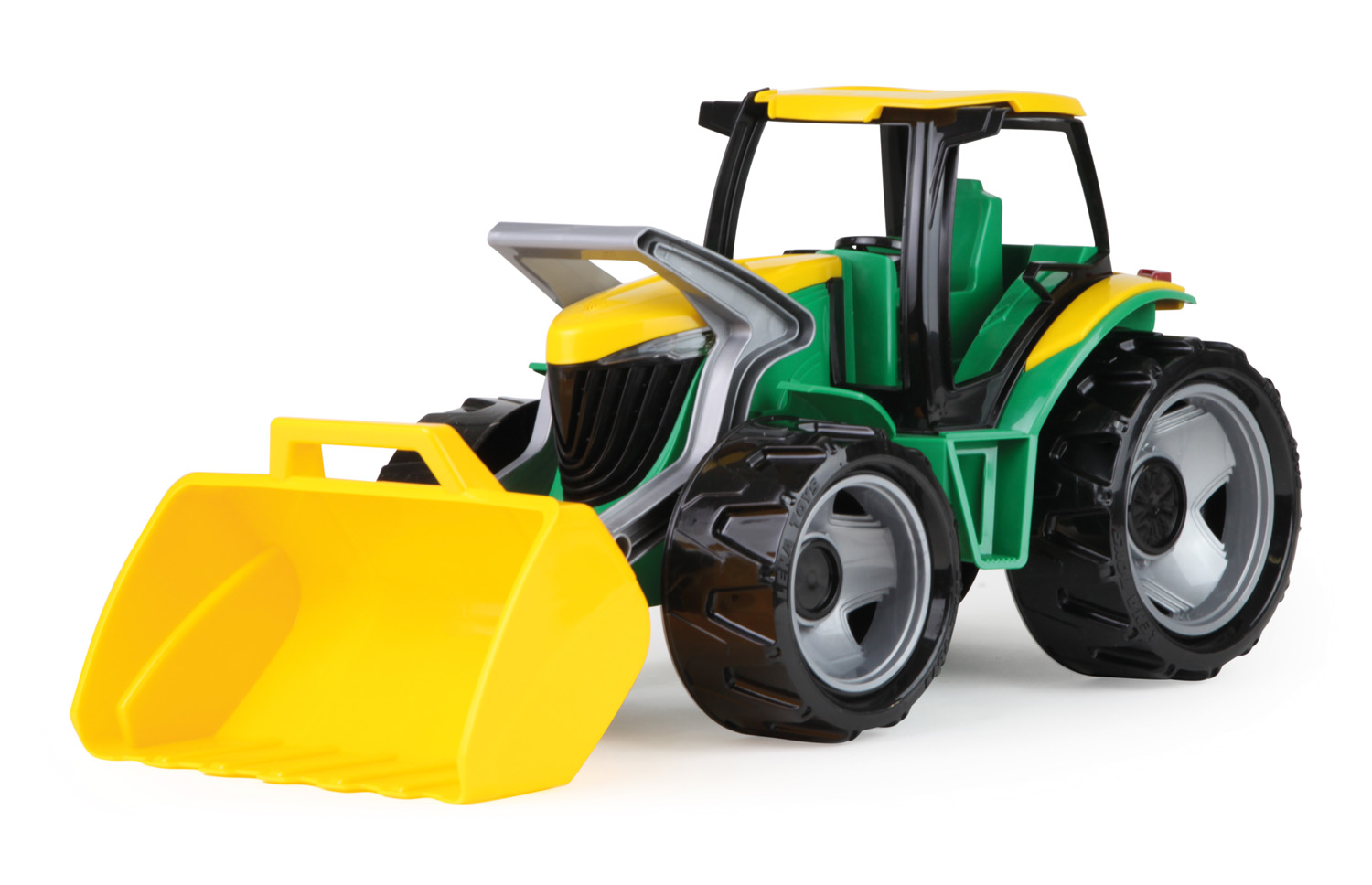 LENA Traktor se lžíci zeleno žlutý – hračka pro děti