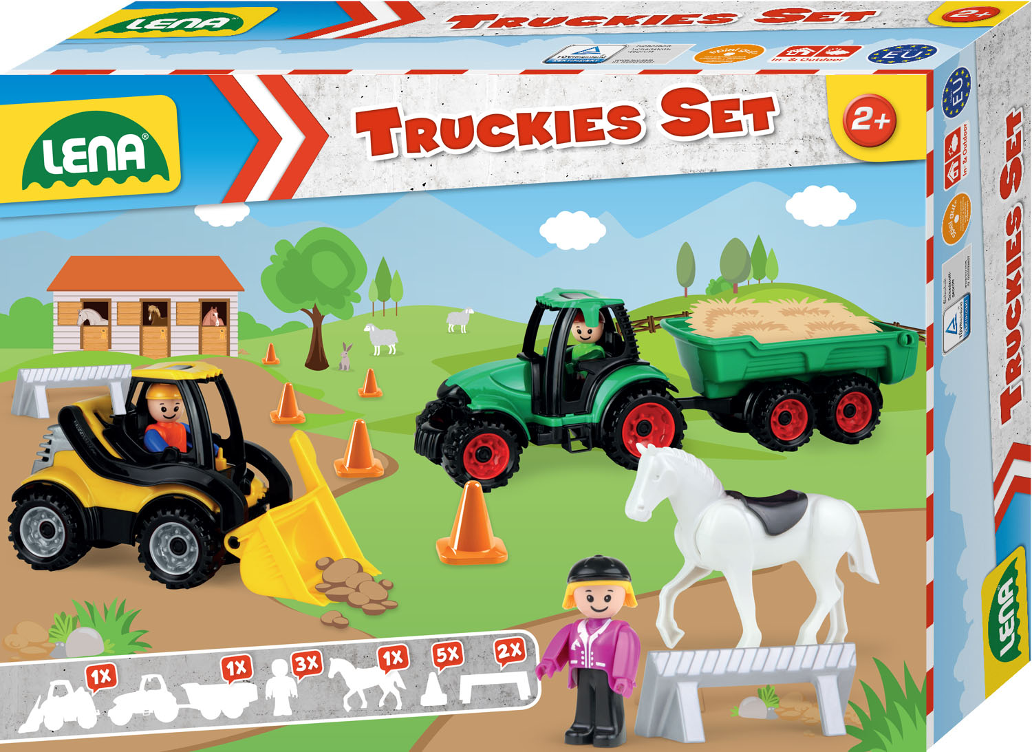 LENA Truckies Set farma – hračka pro děti