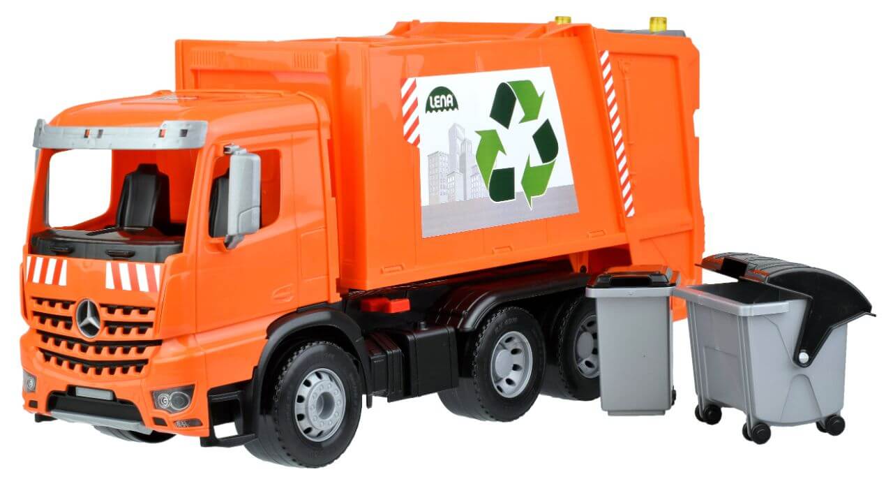 LENA Mercedes Arocs popelář – hračka pro děti