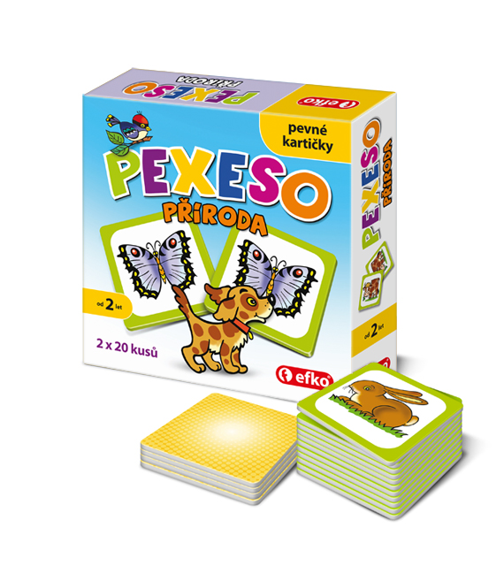 EFKO Pexeso PŘÍRODA BABY – hračka pro děti