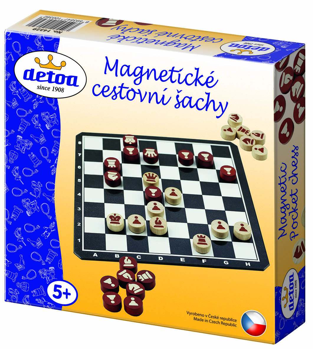 DETOA Magnetické cestovní šachy – hračka pro děti