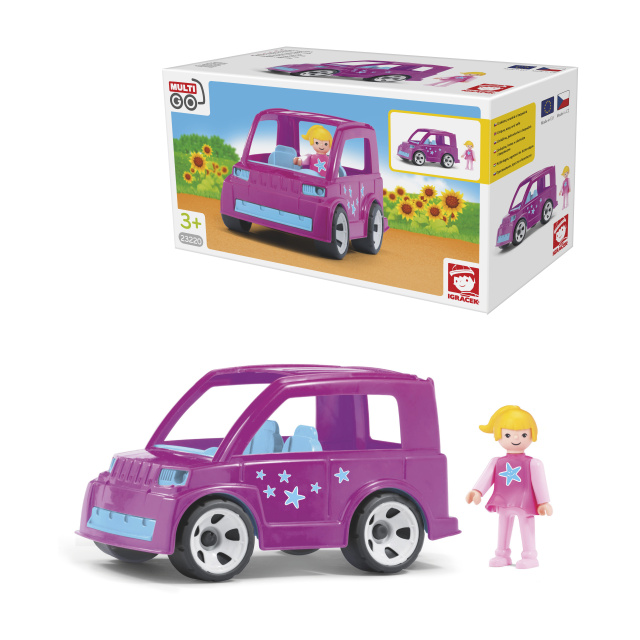 EFKO IGRÁČEK MULTIGO – Auto s Pinky Star – hračka pro děti