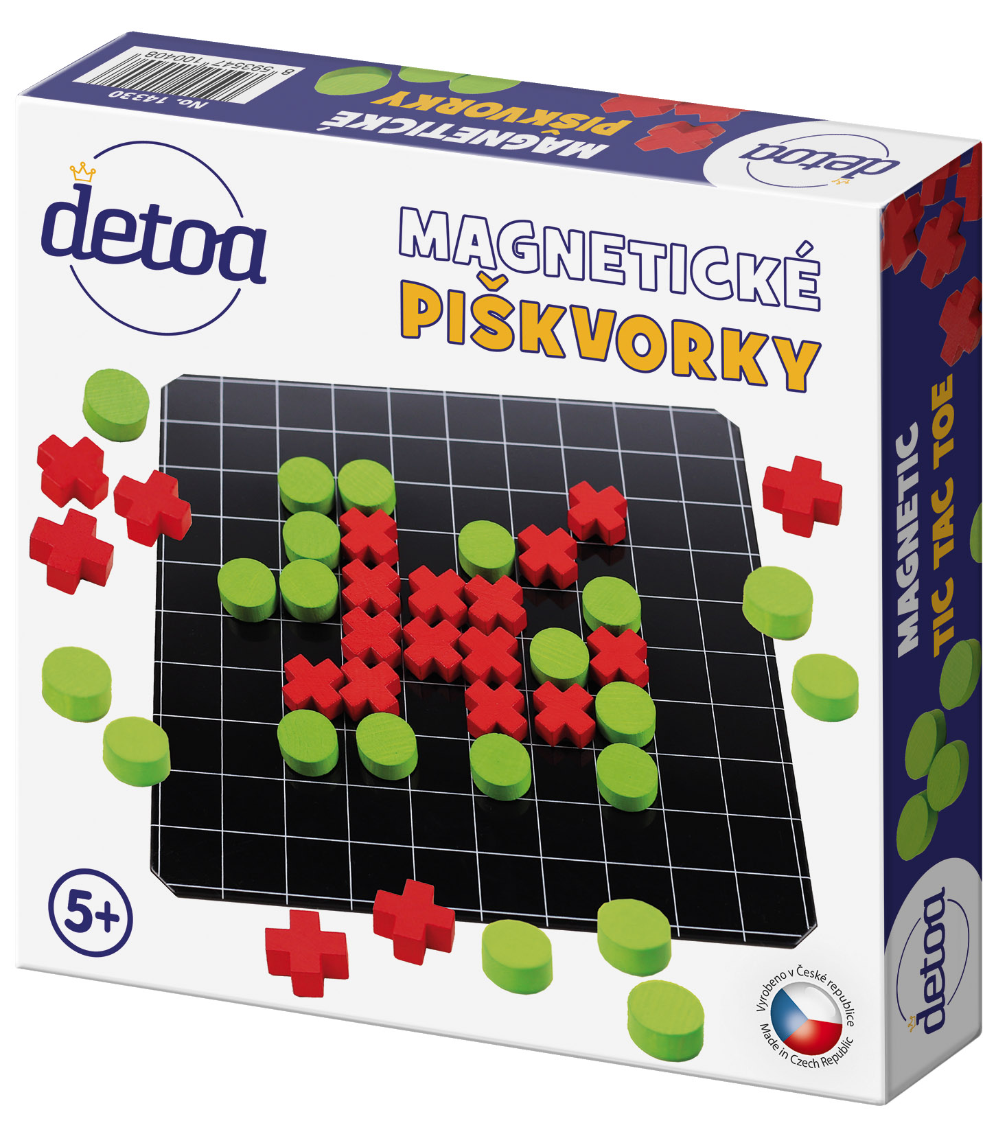 DETOA Magnetické piškvorky – hračka pro děti