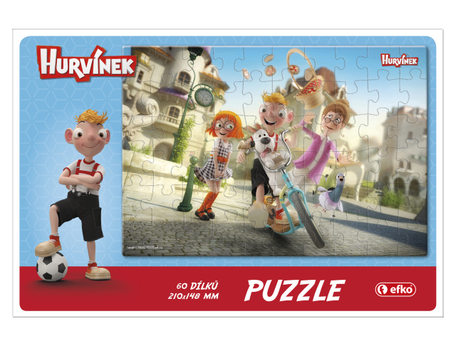 EFKO Puzzle HURVÍNEK 60 dílků I – hračka pro děti