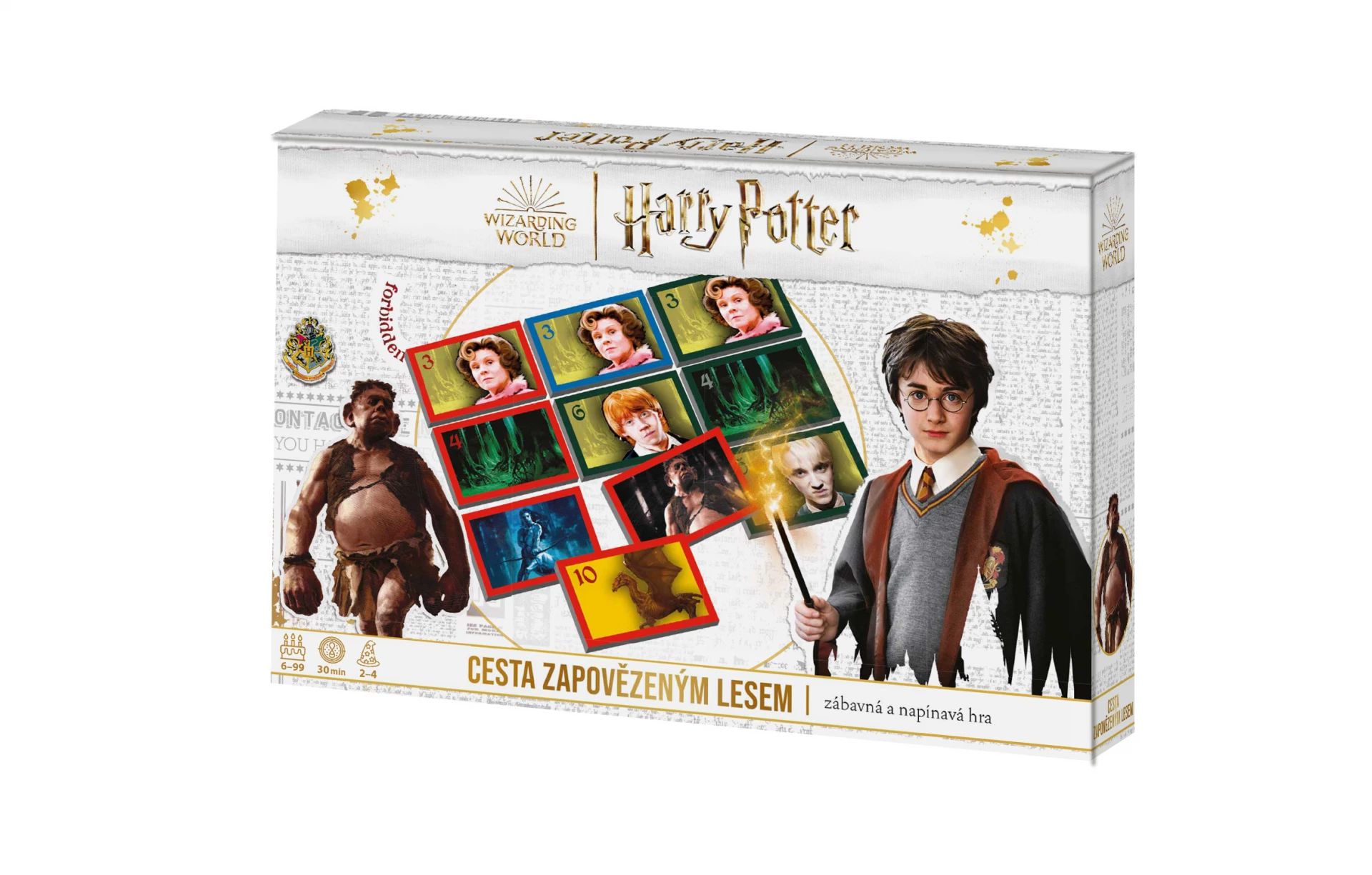 EFKO Harry Potter Cesta Zapovězeným lesem – rodinná společenská hra – hračka pro děti