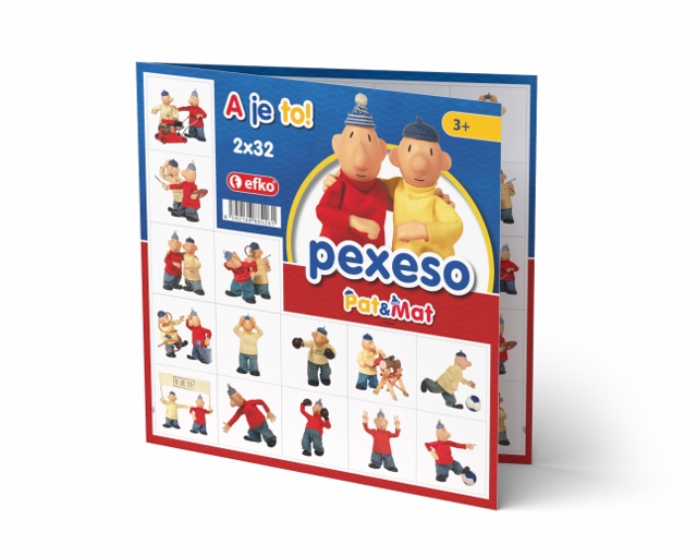 EFKO PAT A MAT Pexeso stříhací – hračka pro děti