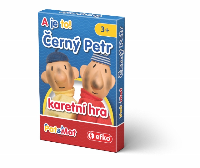 EFKO PAT A MAT Černý Petr – hračka pro děti