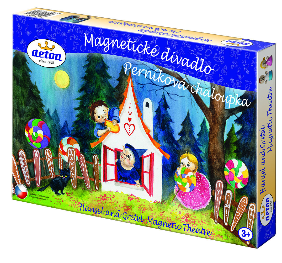 DETOA Magnetické divadlo - Perníková chaloupka – hračka pro děti
