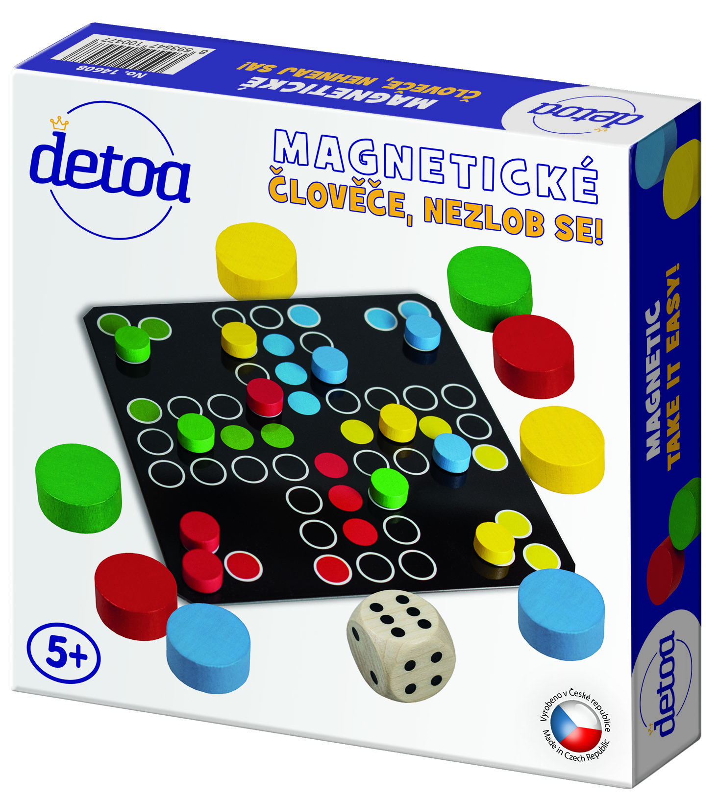 DETOA Magnetické Člověče, nezlob se! – hračka pro děti
