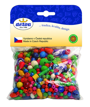 DETOA Mix perlí barevný 100 g – hračka pro děti